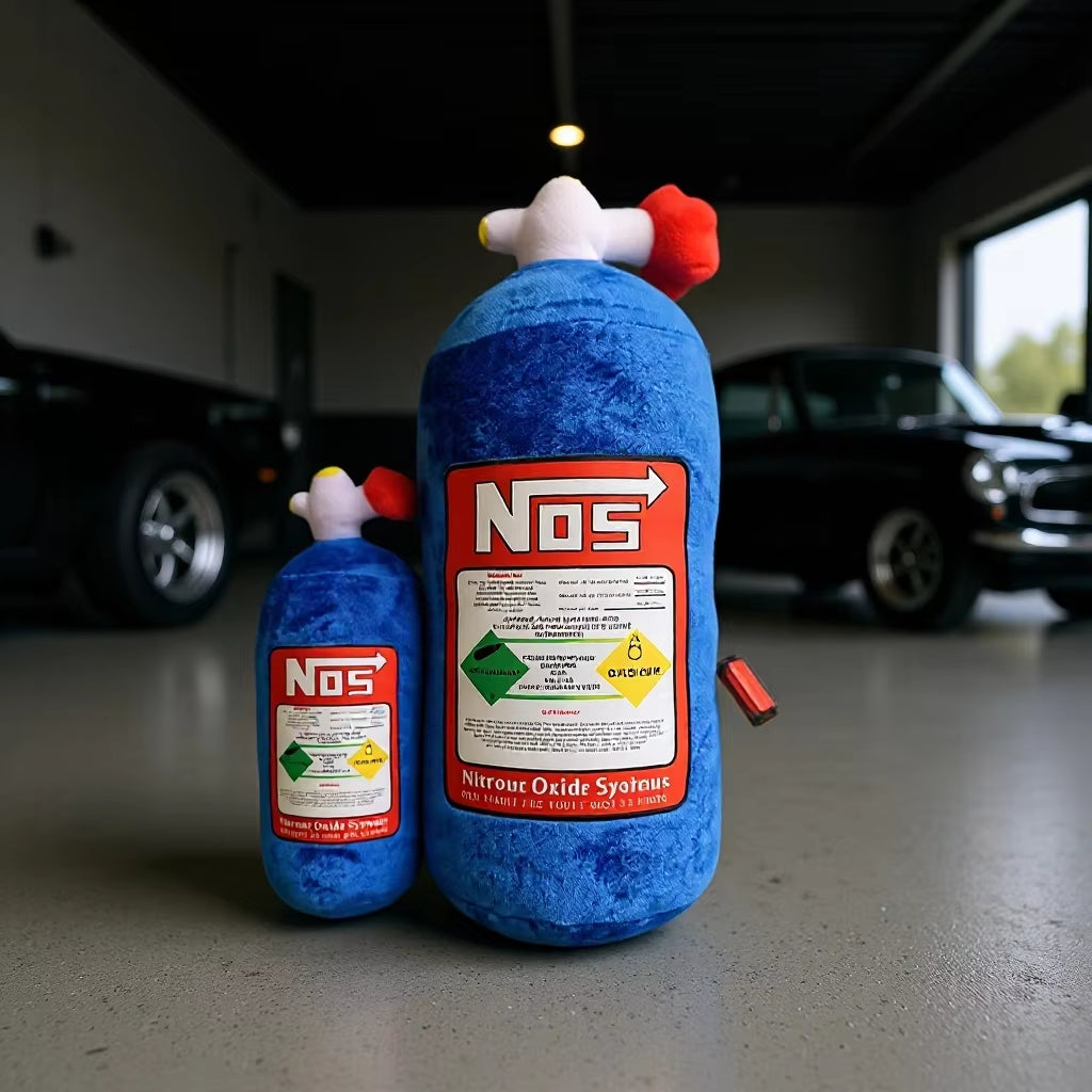 2026 New Car Neck Pillow Car Headrest for Driver Front Passenger Seat NOS Bottle Pillow Car Decor Headrest Cushion Plush Pillow