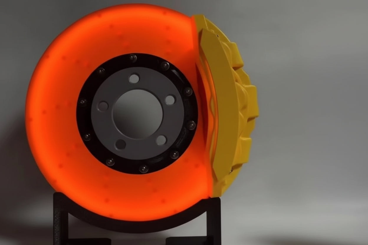 In Stock Original DIY Brake Disc LED Atmosphere Charging Desktop Wall-Mounted Night Light Ornament (Customizable)